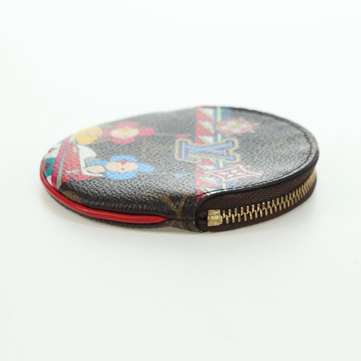 LOUIS VUITTON Monogram Porte Monnaie Round Purse Vivienne M69749 Auth YKZ1503M