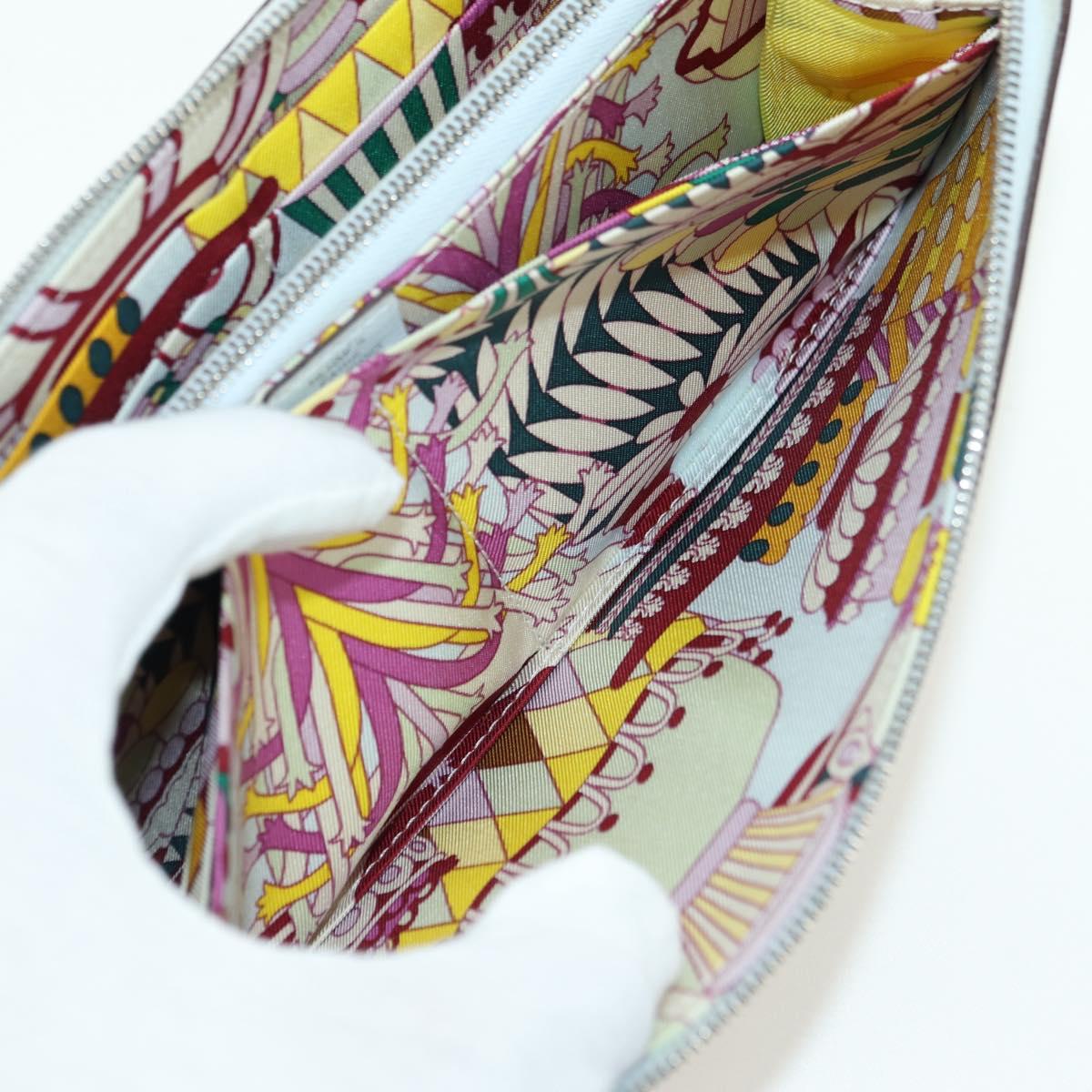 HERMES Azap Long Wallet Leather Multicolor Auth YKZ1512M