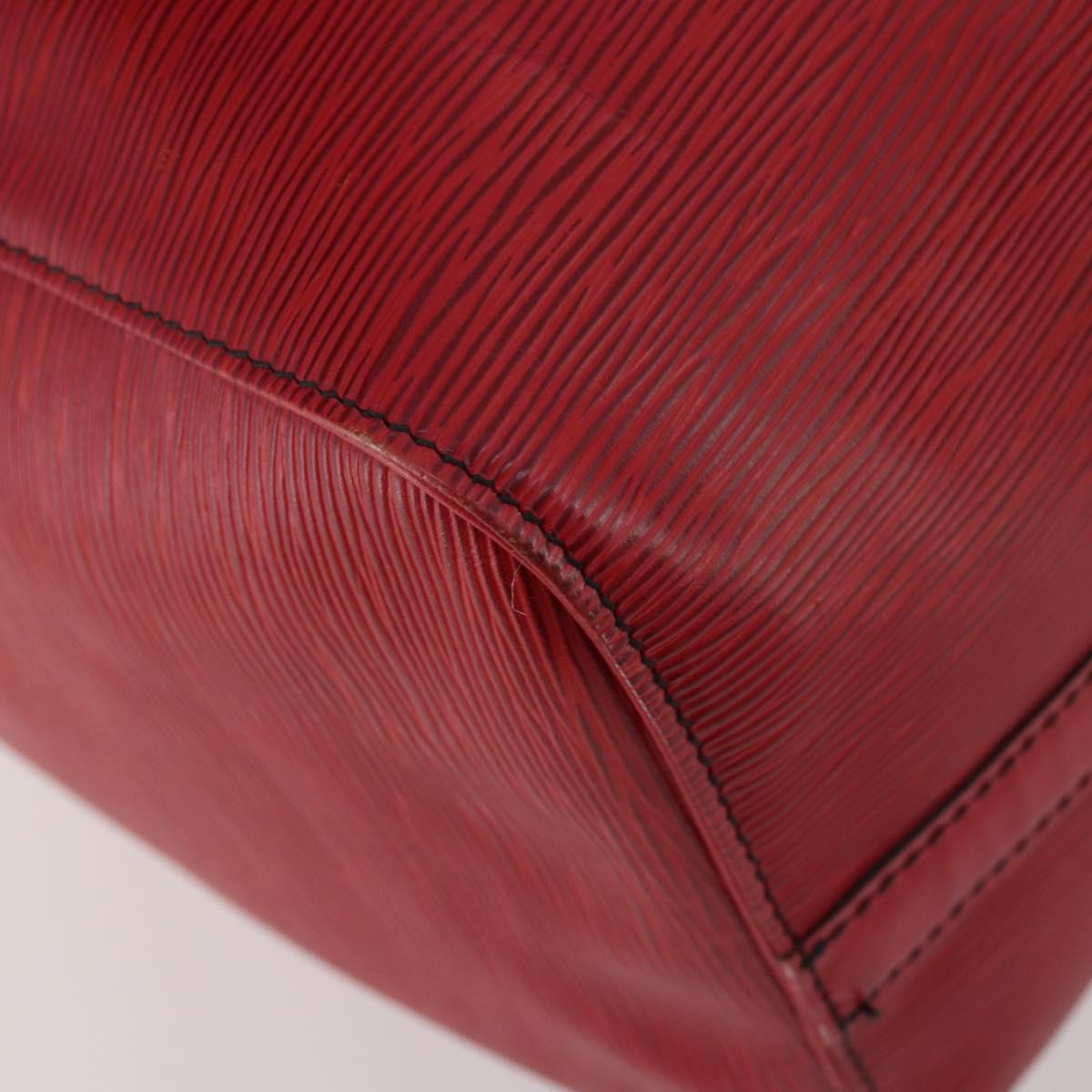 LOUIS VUITTON Epi Keepall 45 Boston Bag Red M42977 LV Auth YKZ1535A