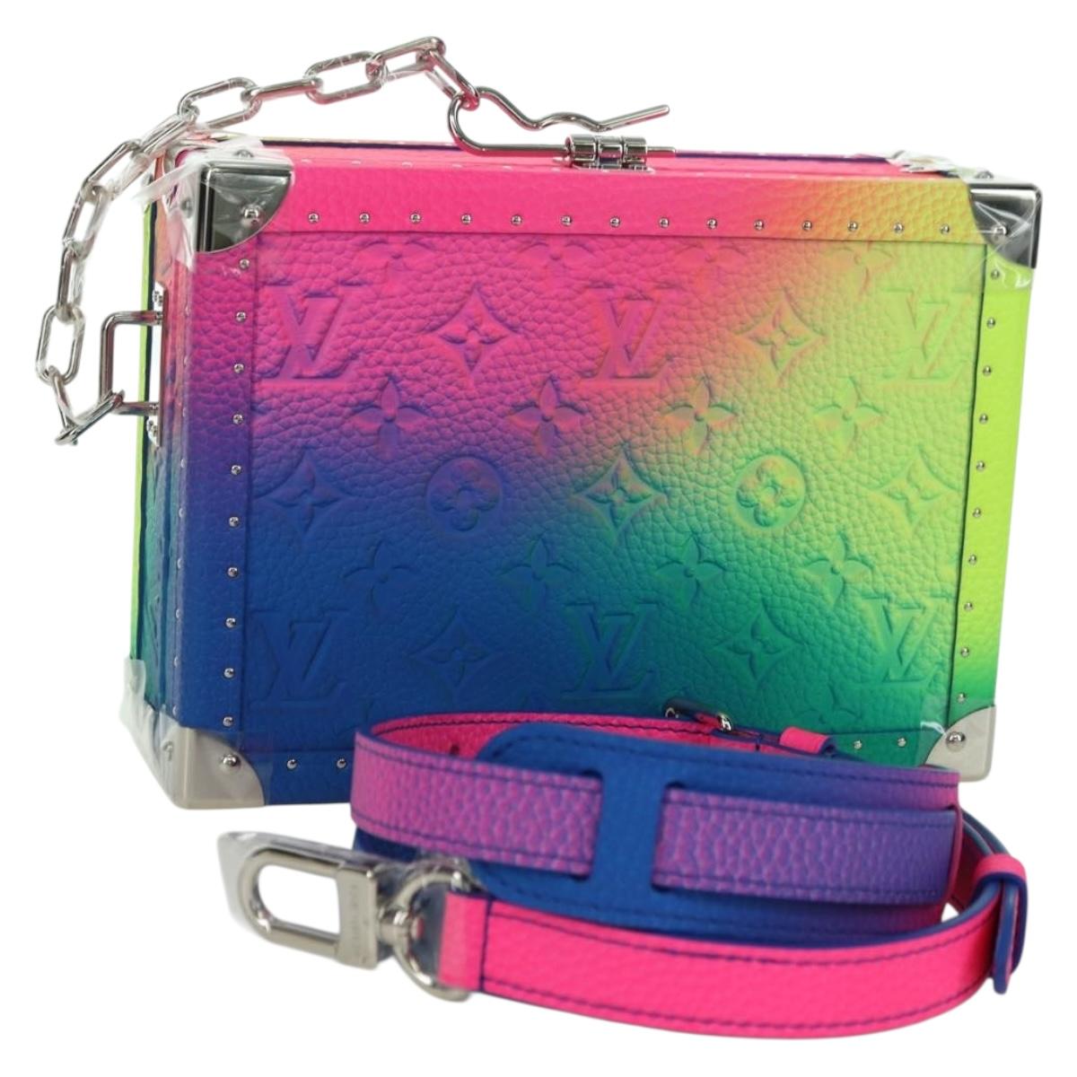 LOUIS VUITTON Monogram Illusion Soft Trunk Bag Multicolor M20476 Auth YKZ1536SM