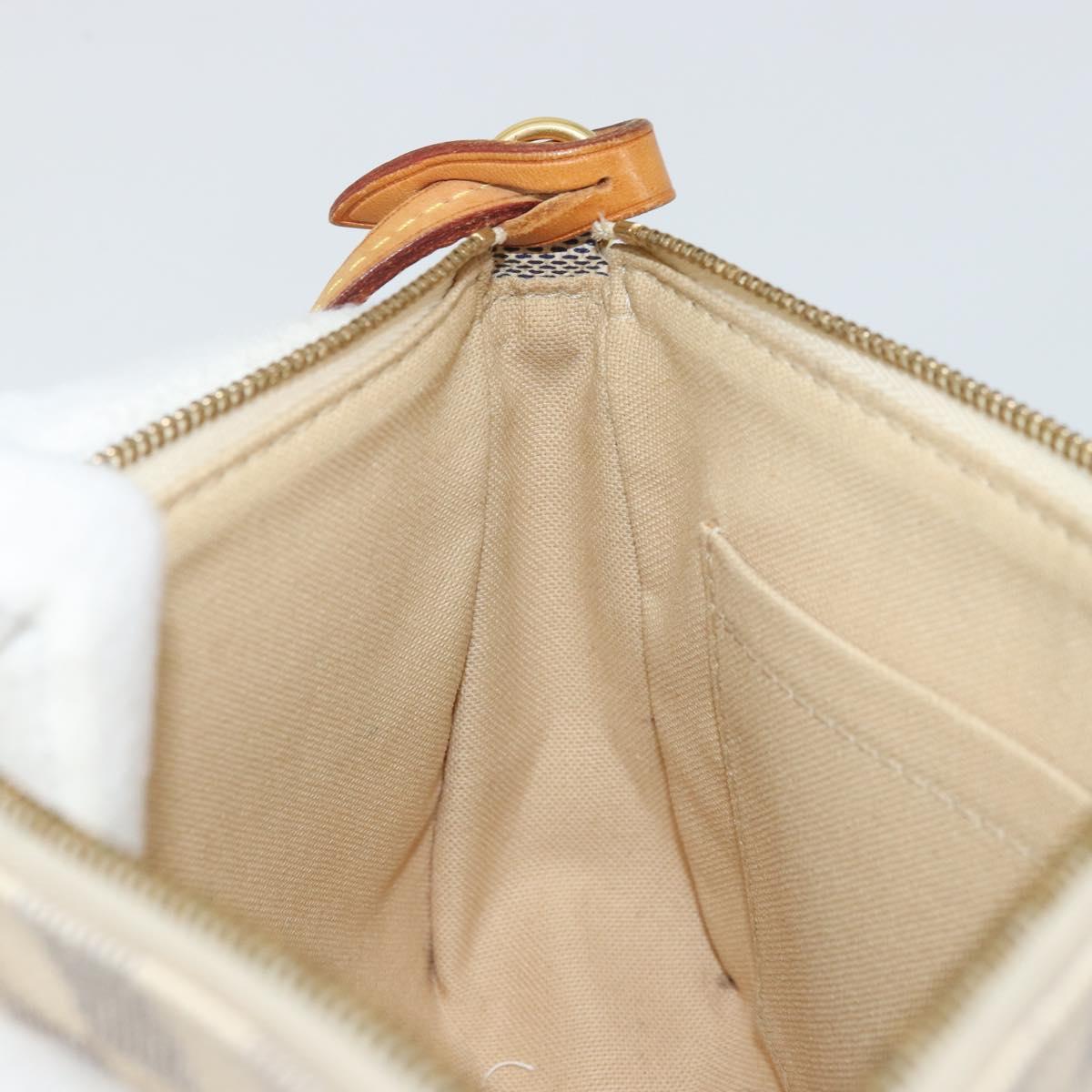 LOUIS VUITTON Damier Azur Pochette Accessoires Pouch N41207 LV Auth YKZ1553A