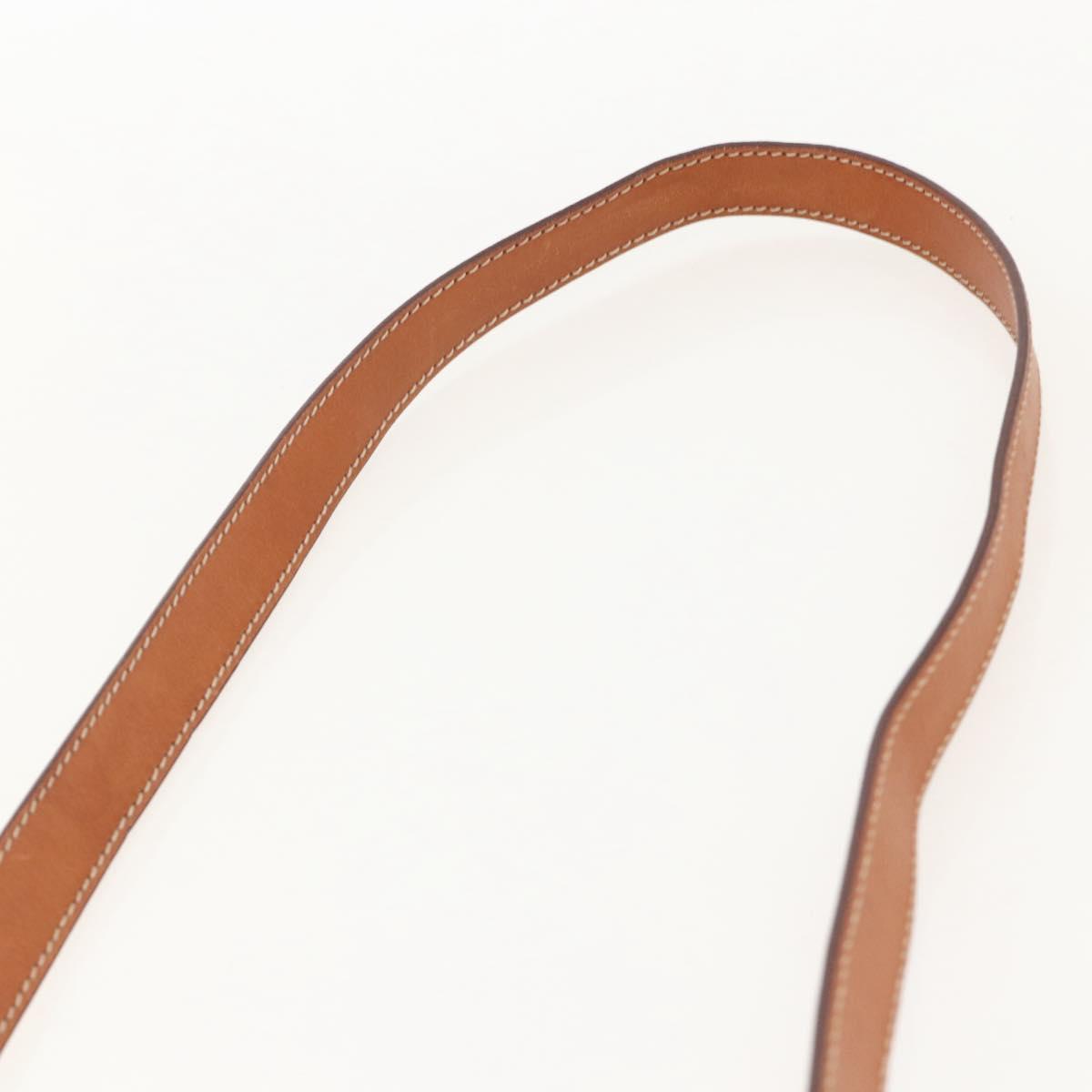 CELINE Macadam Canvas Hand Bag PVC Leather 2way Brown Gold Auth YKZ1558A