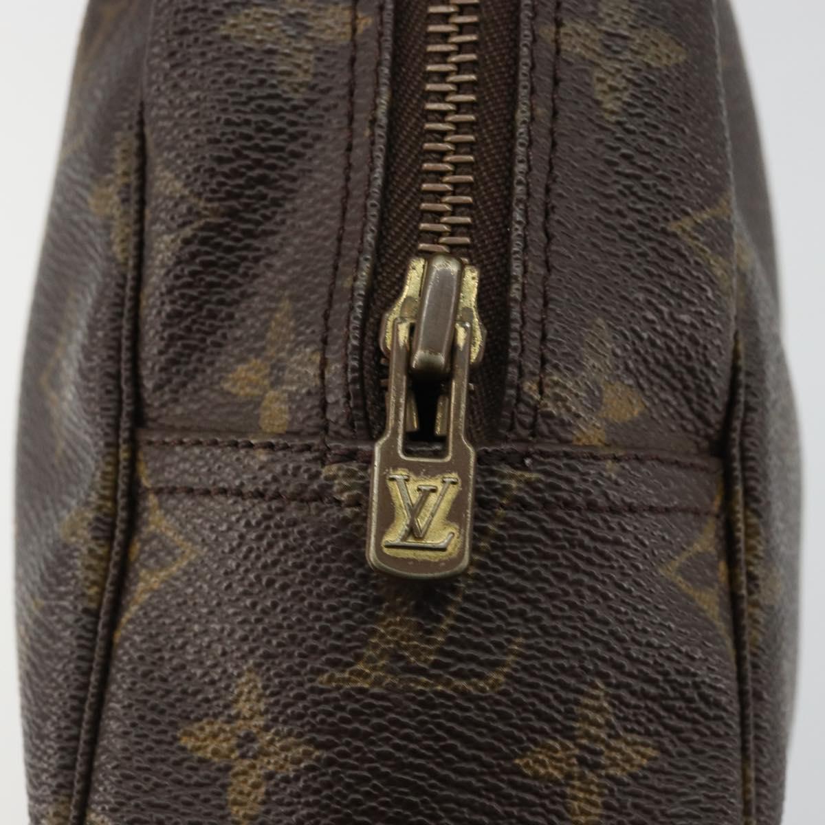 LOUIS VUITTON Monogram Trousse Toilette 28 Clutch Bag M47522 LV Auth YKZ1562