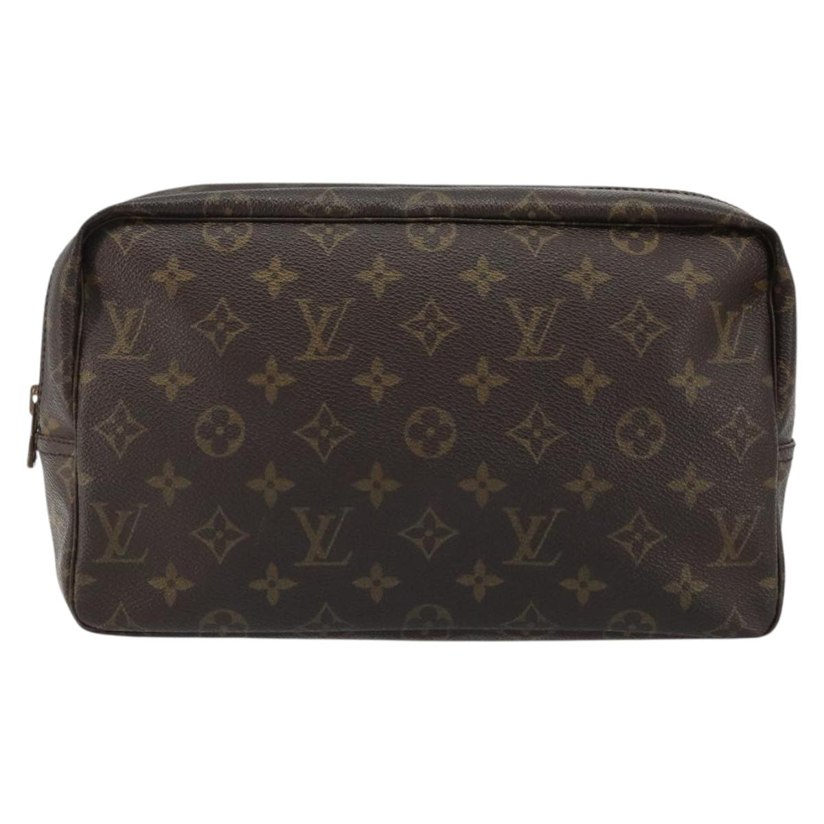 LOUIS VUITTON Monogram Trousse Toilette 28 Clutch Bag M47522 LV Auth YKZ1562