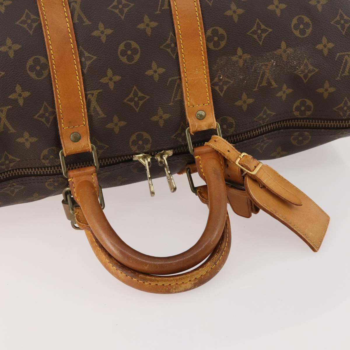 LOUIS VUITTON Monogram Keepall 45 Boston Bag M41428 LV Auth YKZ1564