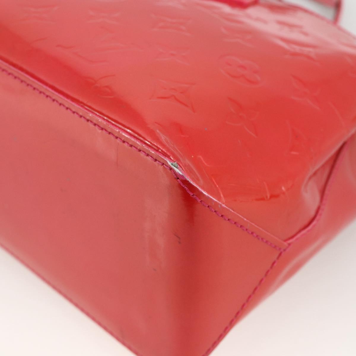 LOUIS VUITTON Monogram Vernis Wilshire PM Hand Bag Rose Pop M93643 Auth YKZ1574