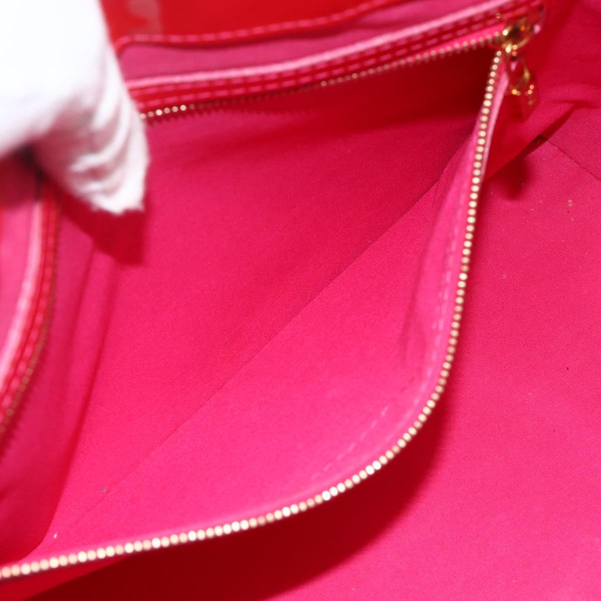 LOUIS VUITTON Monogram Vernis Wilshire PM Hand Bag Rose Pop M93643 Auth YKZ1574