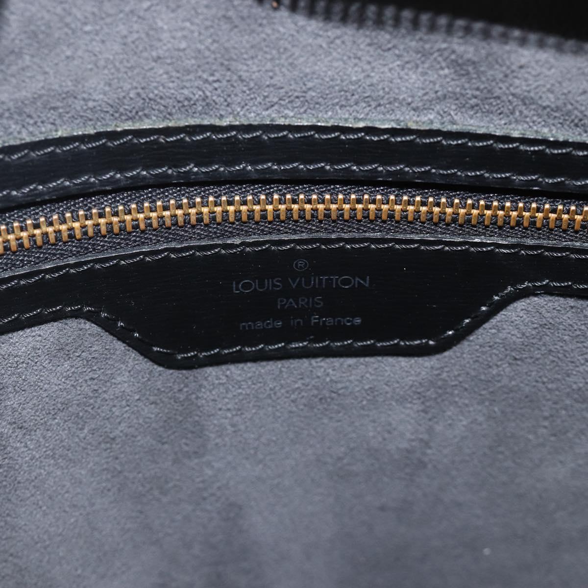 LOUIS VUITTON Epi Saint Jacques Shopping Shoulder Bag Black M52272 Auth YKZ1586