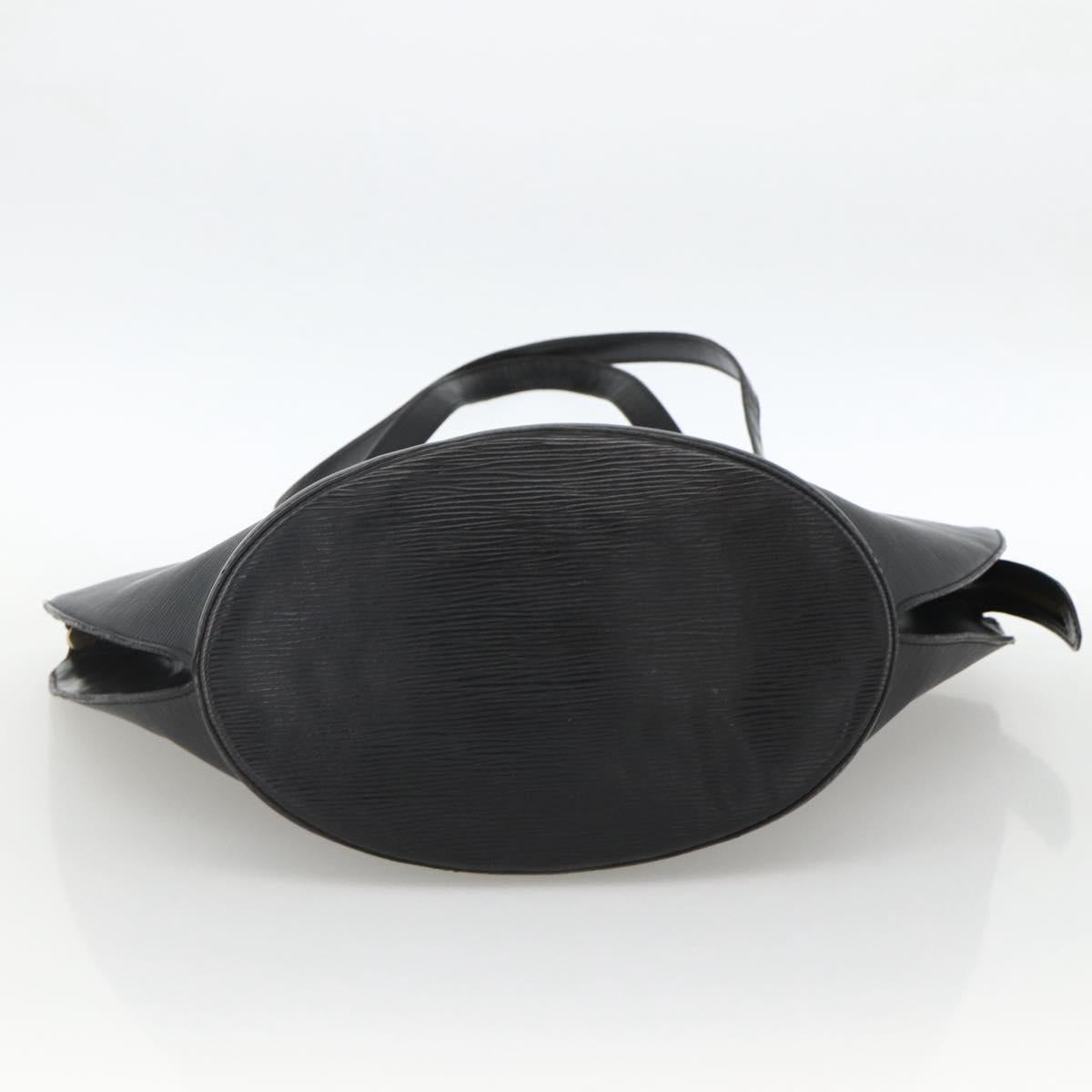 LOUIS VUITTON Epi Saint Jacques Shopping Shoulder Bag Black M52272 Auth YKZ1586