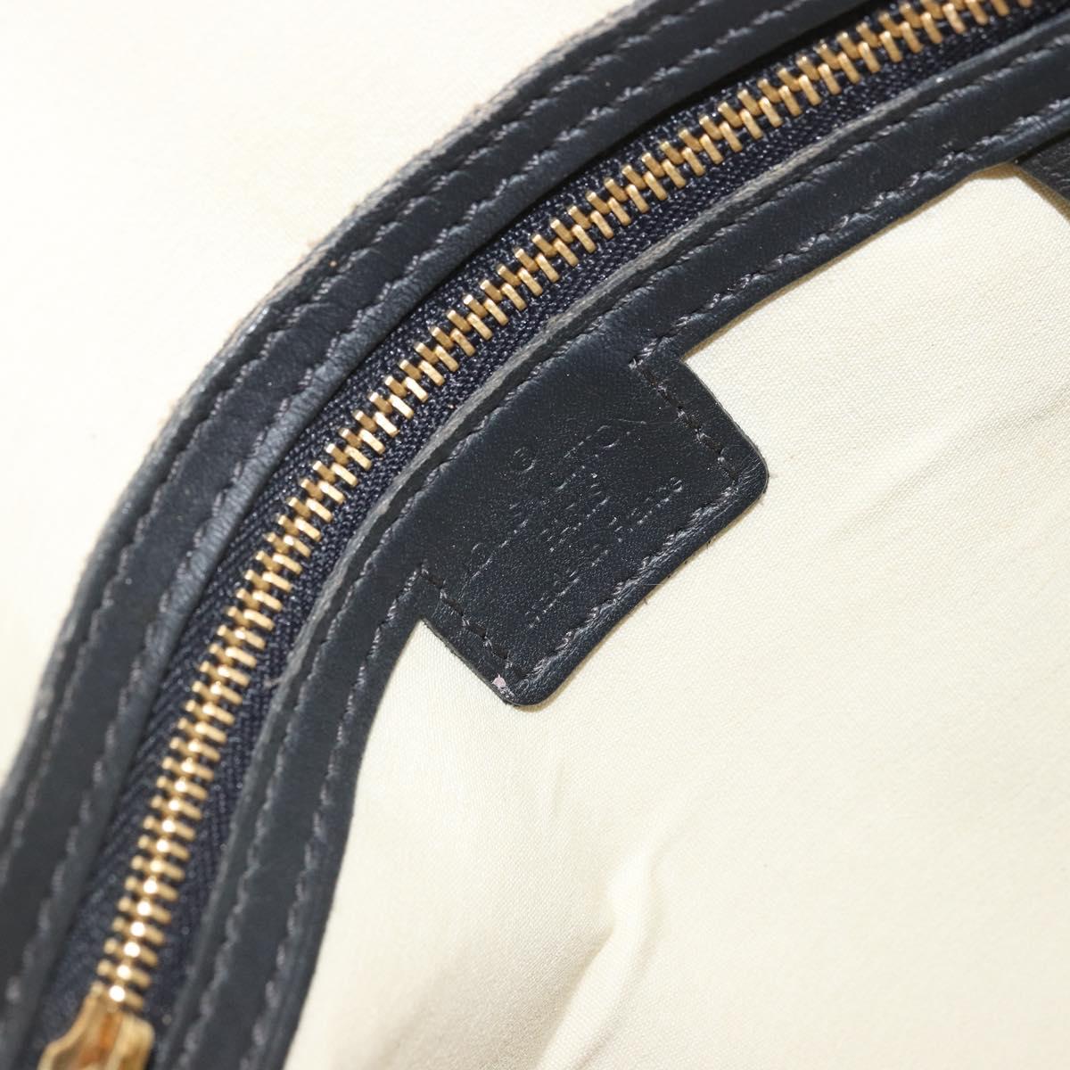 LOUIS VUITTON Monogram Mini Alma Haut Hand Bag Blue M92202 LV Auth YKZ1590A