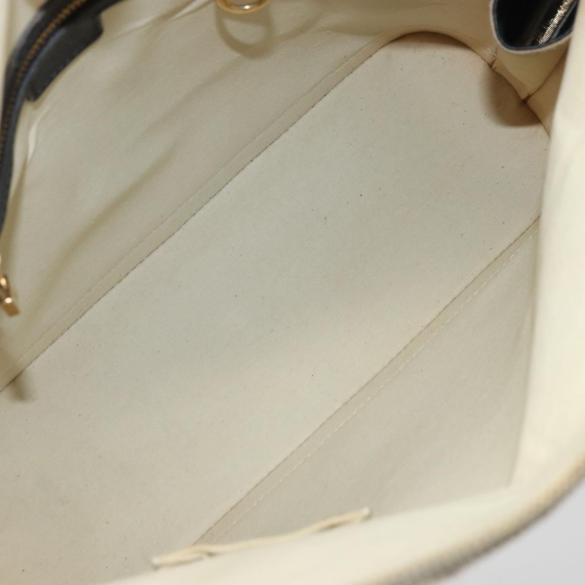 LOUIS VUITTON Monogram Mini Alma Haut Hand Bag Blue M92202 LV Auth YKZ1590A