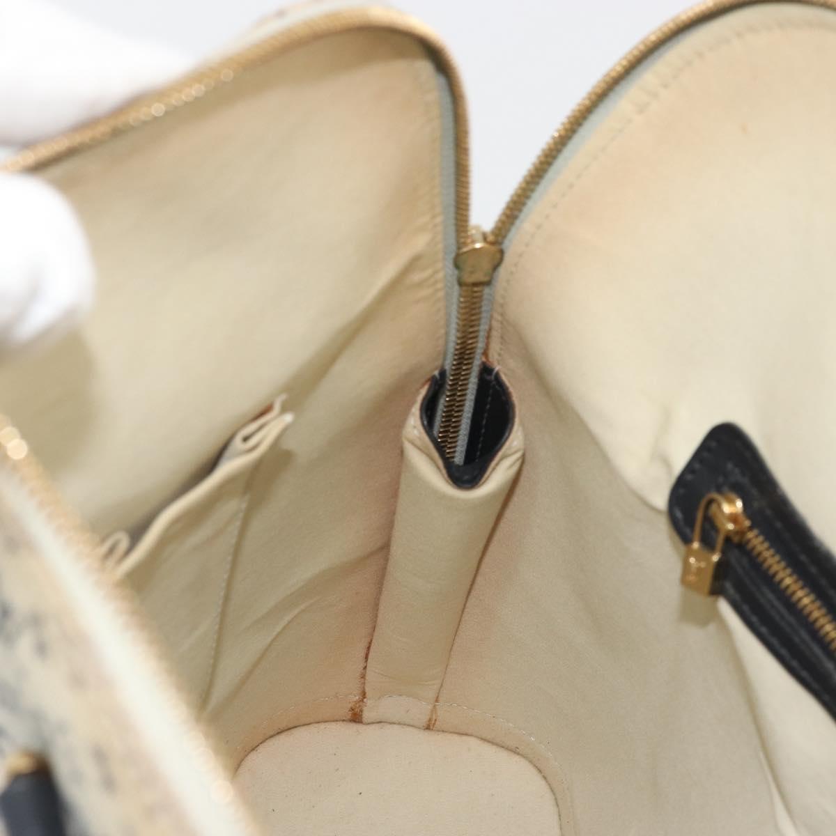 LOUIS VUITTON Monogram Mini Alma Haut Hand Bag Blue M92202 LV Auth YKZ1590A