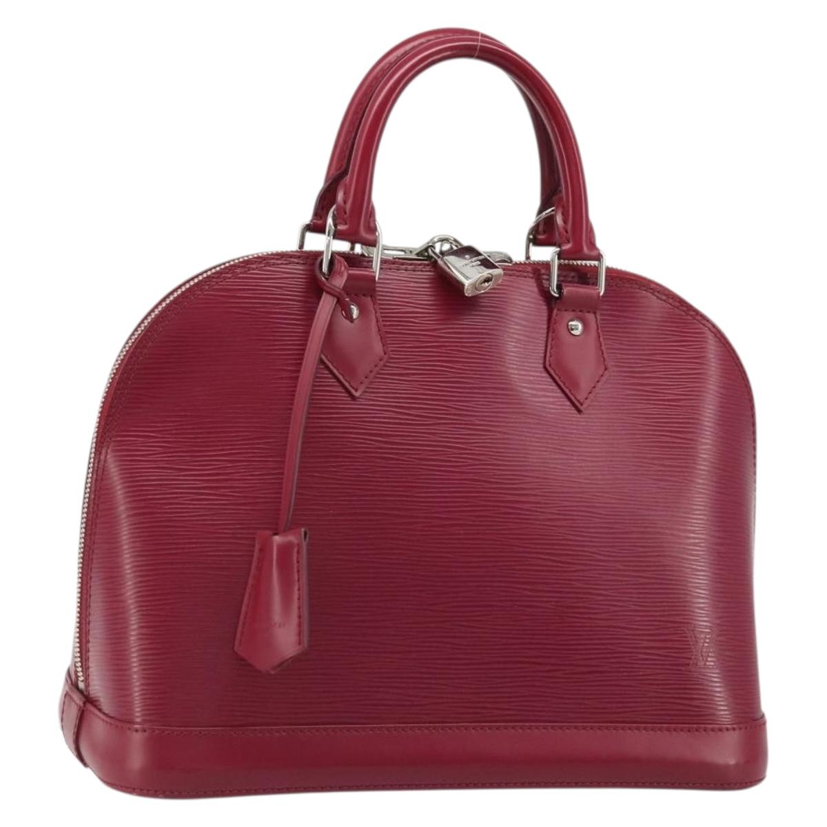 LOUIS VUITTON Epi Alma PM Hand Bag Fuchsia M40490 LV Auth YKZ1599A