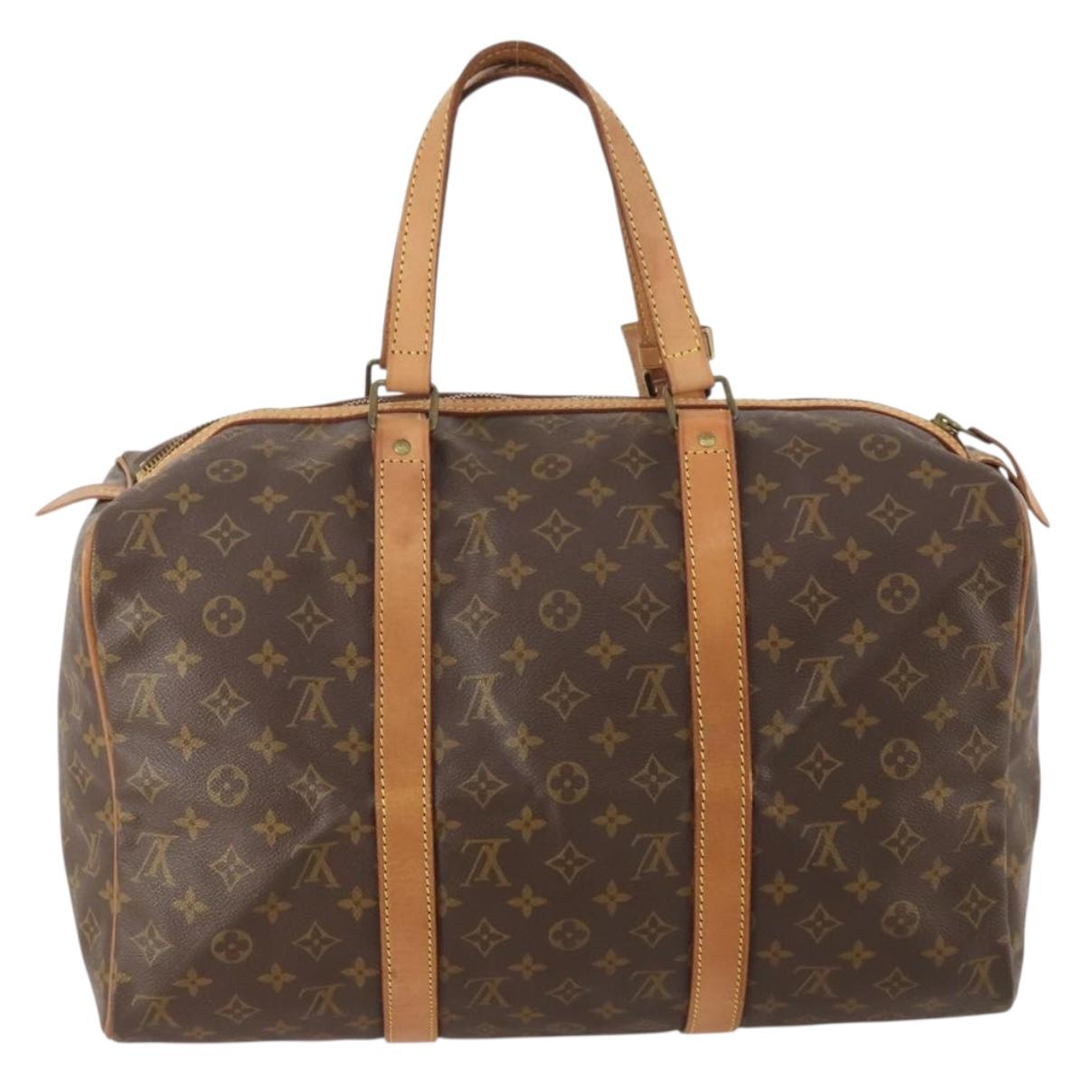 LOUIS VUITTON Monogram Sac Souple 45 Boston Bag M41624 LV Auth YKZ1605
