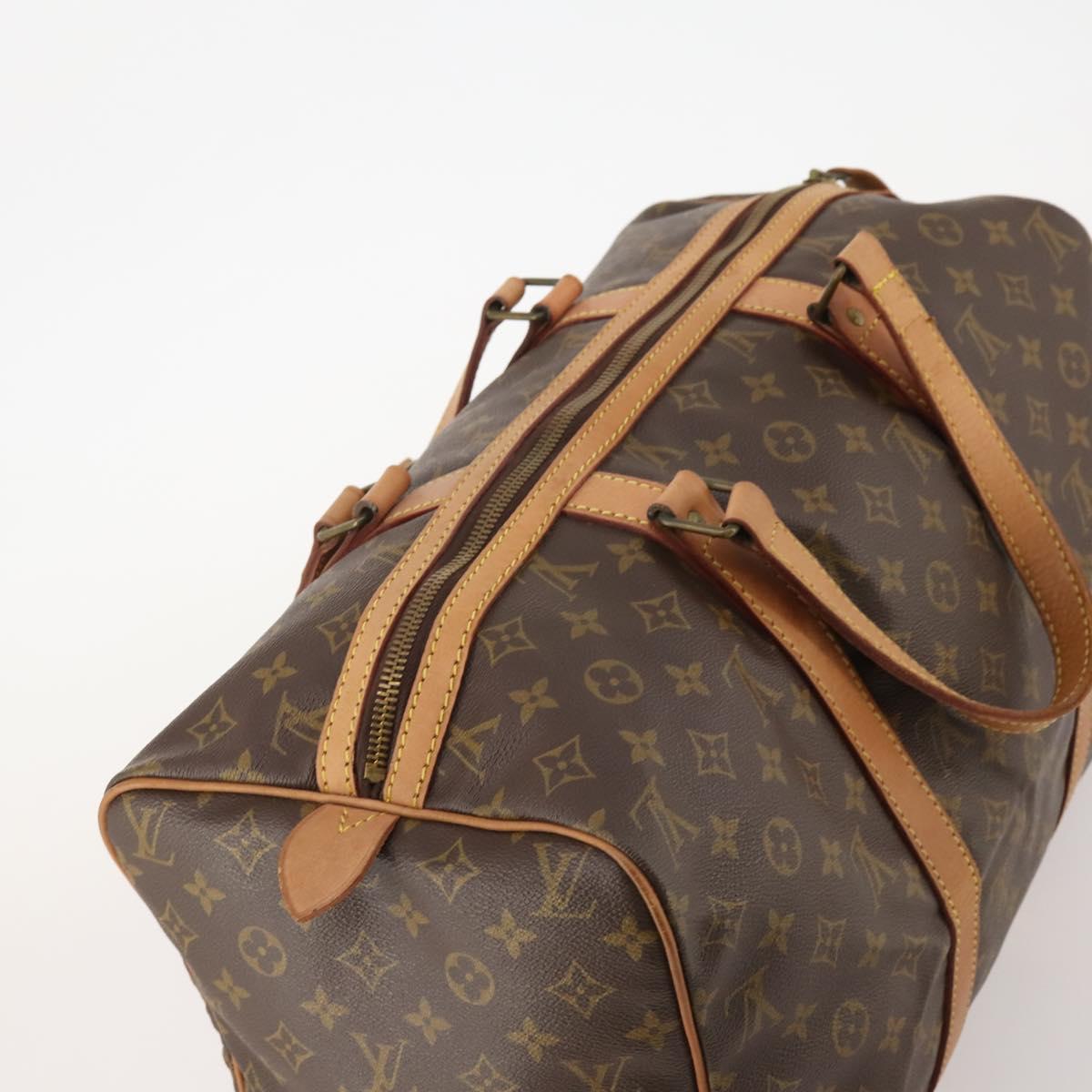 LOUIS VUITTON Monogram Sac Souple 45 Boston Bag M41624 LV Auth YKZ1605