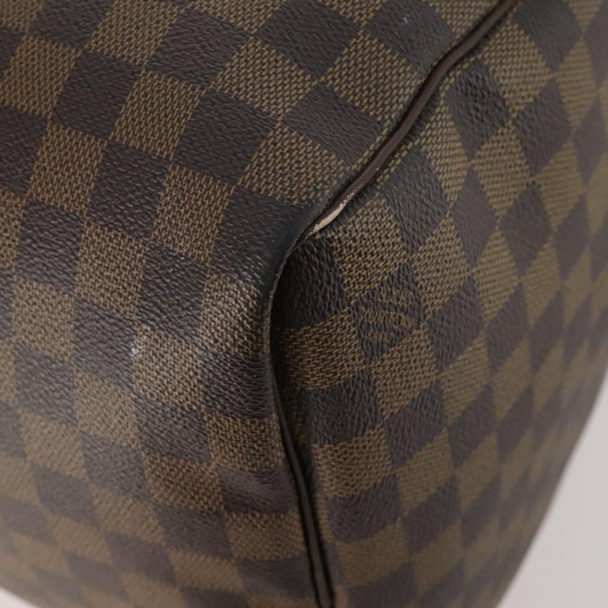 LOUIS VUITTON Damier Ebene Keepall 50 Boston Bag N41427 LV Auth YKZ1606A