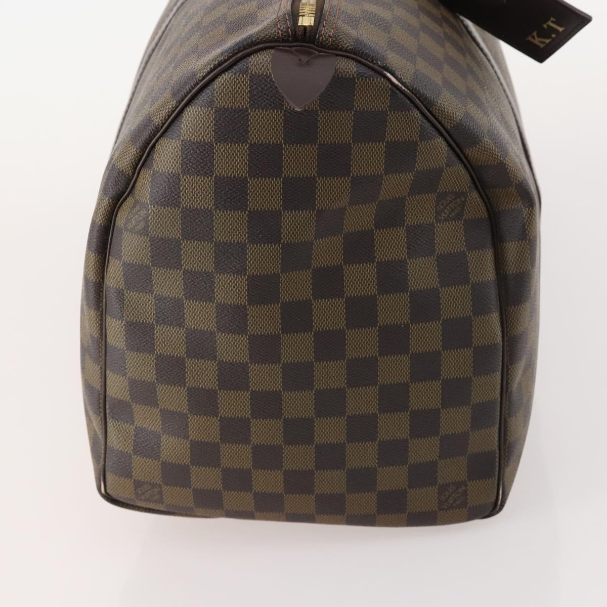 LOUIS VUITTON Damier Ebene Keepall 50 Boston Bag N41427 LV Auth YKZ1606A