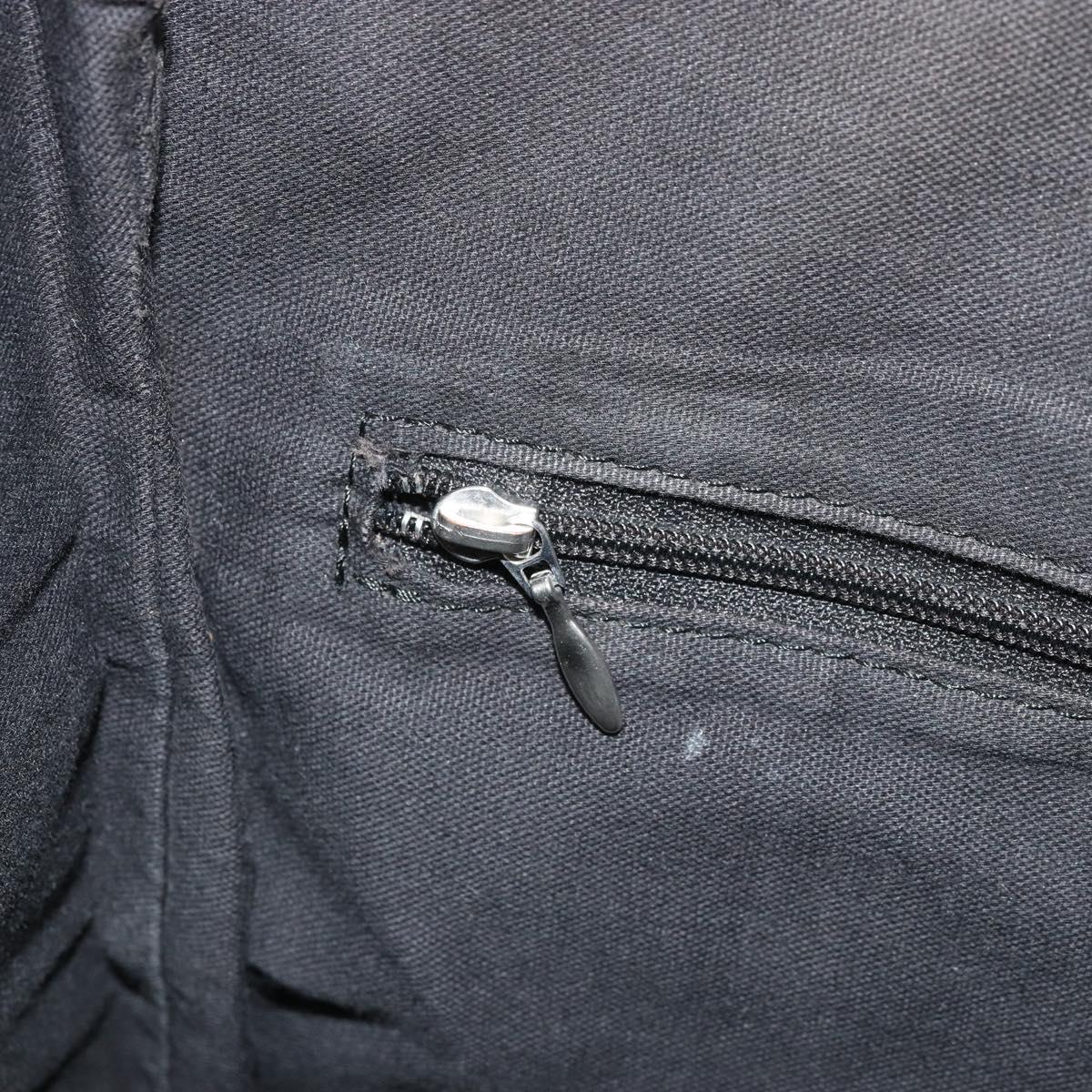 BURBERRY Nova Check Blue Label Tote Bag Nylon Beige Silver Auth YKZ1620