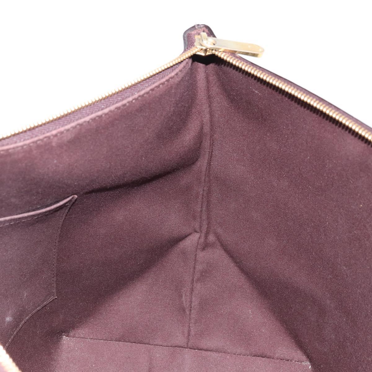 LOUIS VUITTON Monogram Vernis Bellevue GM Tote Bag Amarante M93589 Auth YKZ1621