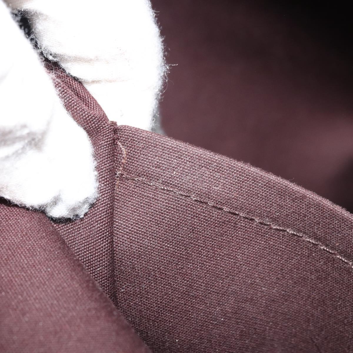 LOUIS VUITTON Monogram Vernis Bellevue GM Tote Bag Amarante M93589 Auth YKZ1621