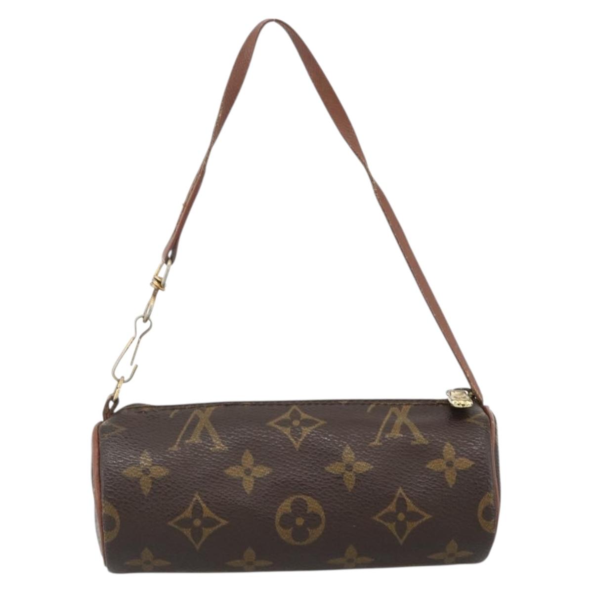 LOUIS VUITTON Monogram Papillon Pouch LV Auth YKZ1626