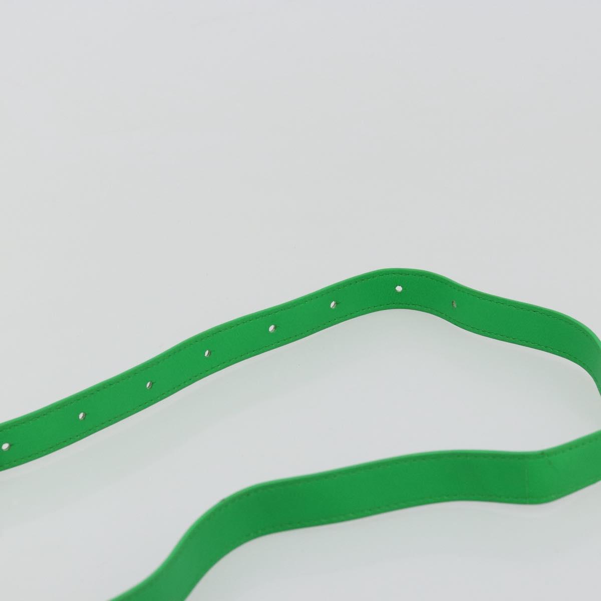 BOTTEGA VENETA MAXI INTRECCIATO Candy Cassette Bag Leather Green Auth YKZ1631A