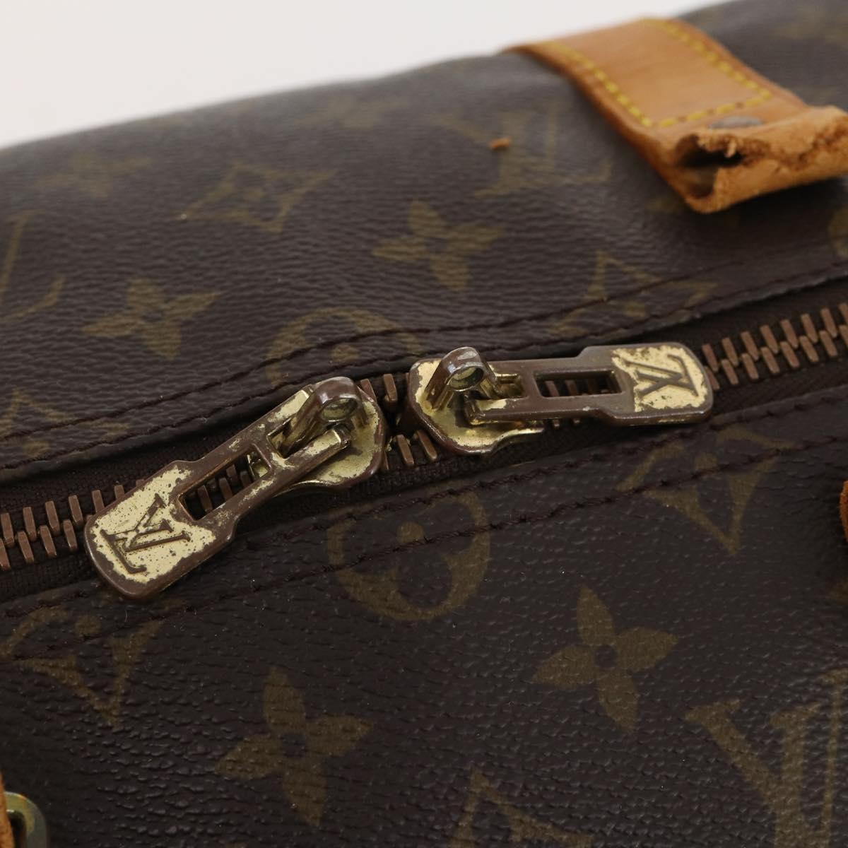 LOUIS VUITTON Monogram Keepall 50 Boston Bag M41426 LV Auth YKZ170