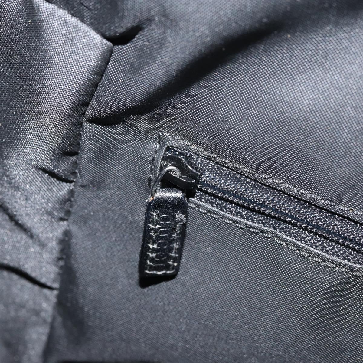 GUCCI GG Canvas Shoulder Bag Black Silver 001 3766 Auth YKZ177A