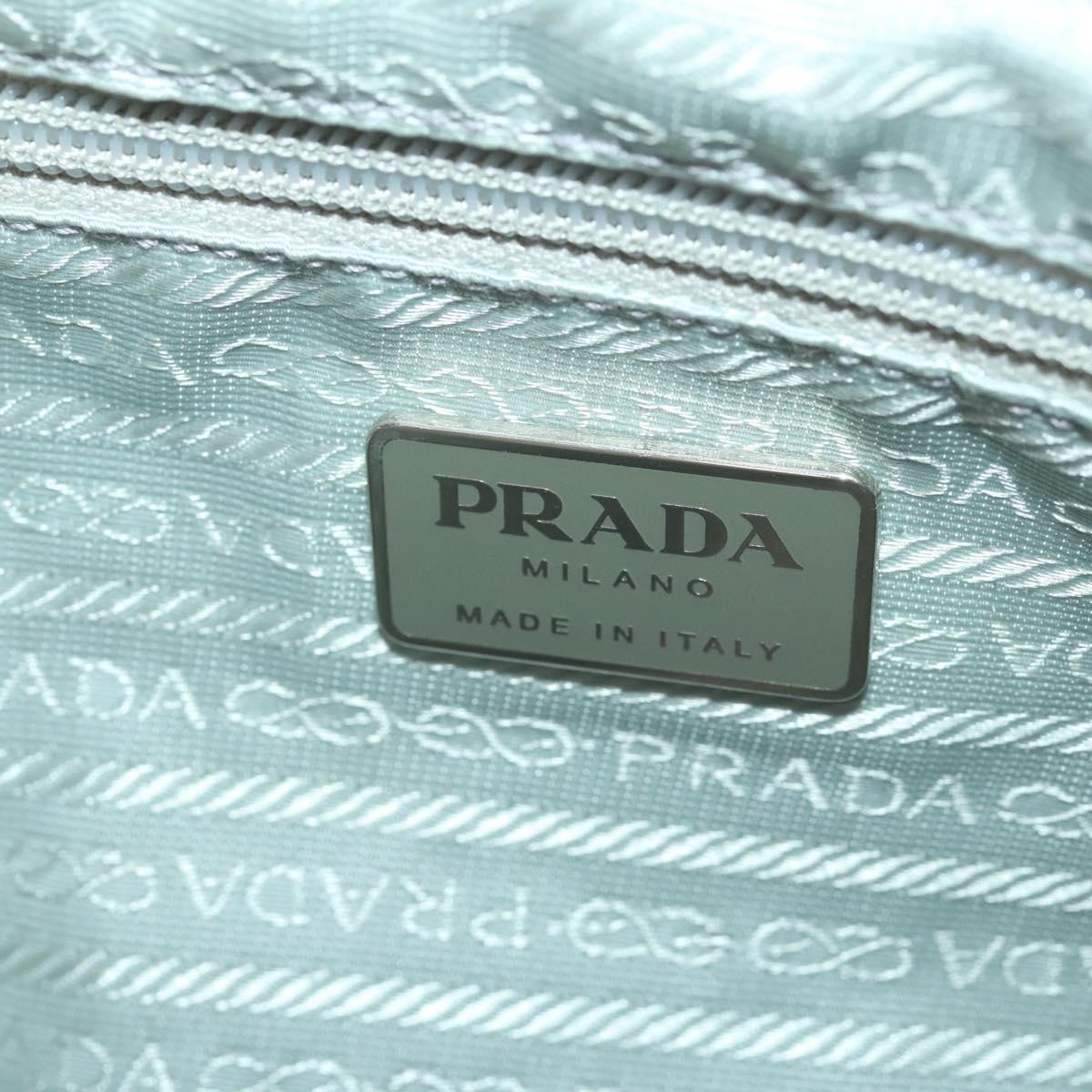 PRADA Backpack Nylon Pink Silver Auth YKZ194