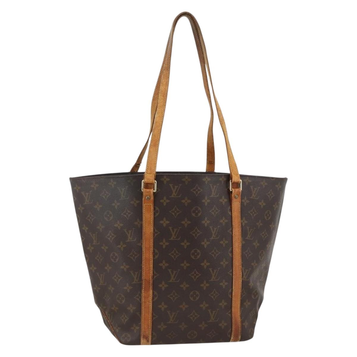 LOUIS VUITTON Monogram Sac Shopping Tote Bag M51108 LV Auth YKZ205