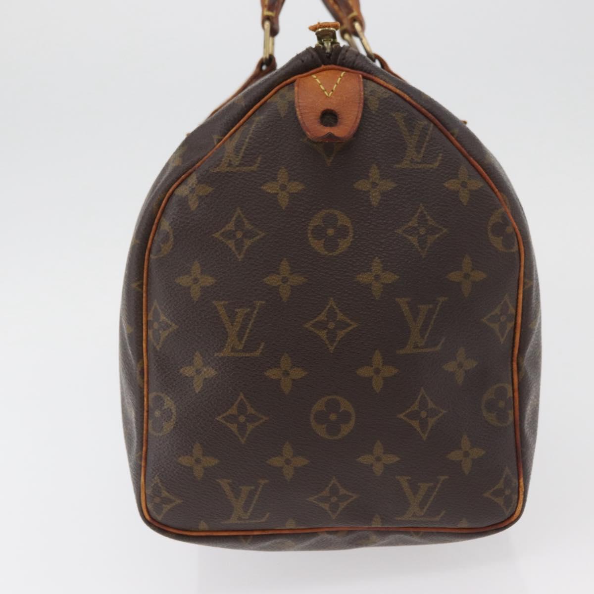 LOUIS VUITTON Monogram Speedy 30 Hand Bag M41526 LV Auth YKZ218