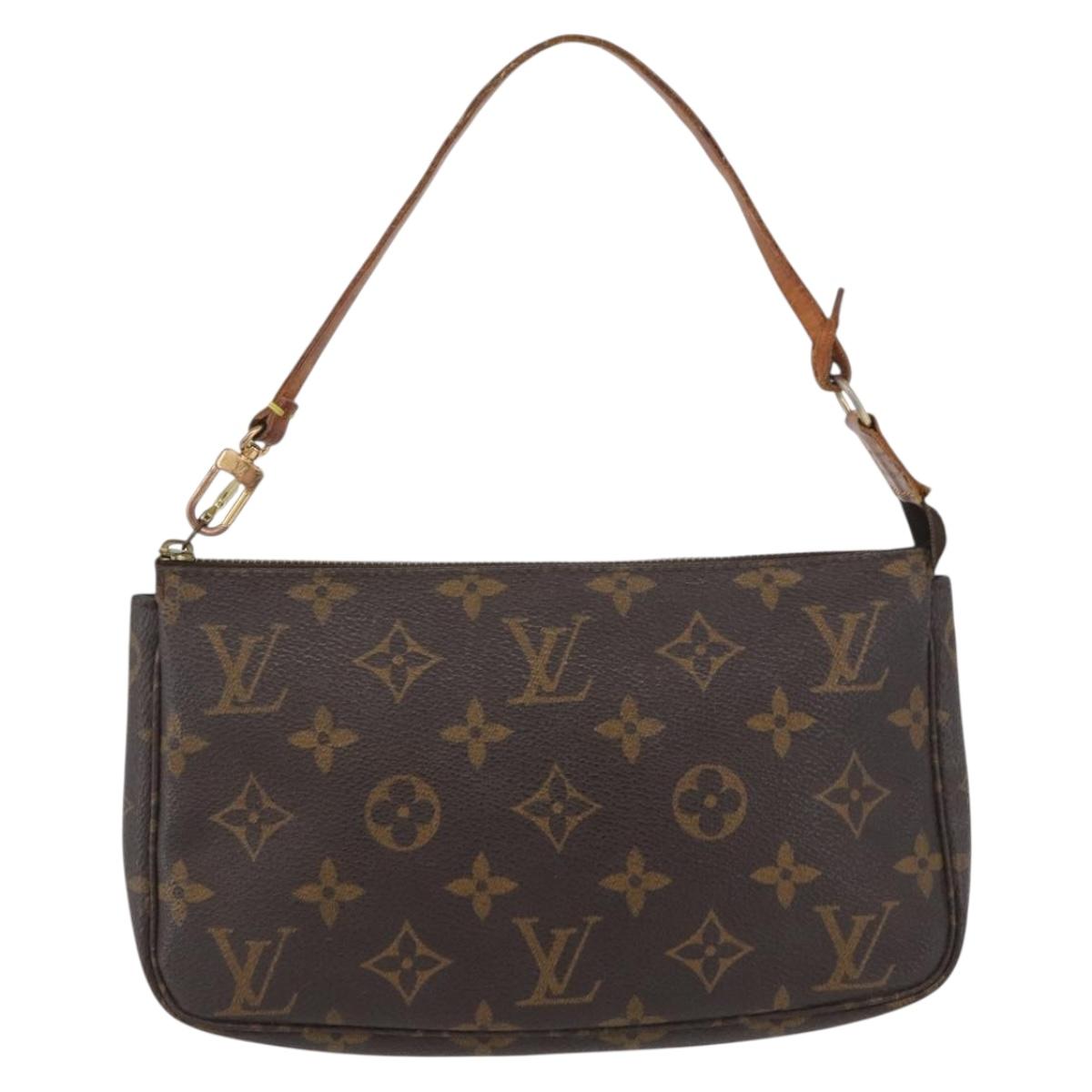 LOUIS VUITTON Monogram Pochette Accessoires Pouch M51980 LV Auth YKZ221