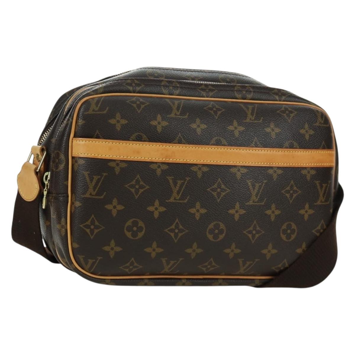 LOUIS VUITTON Monogram Reporter PM Shoulder Bag M45254 LV Auth YKZ223V