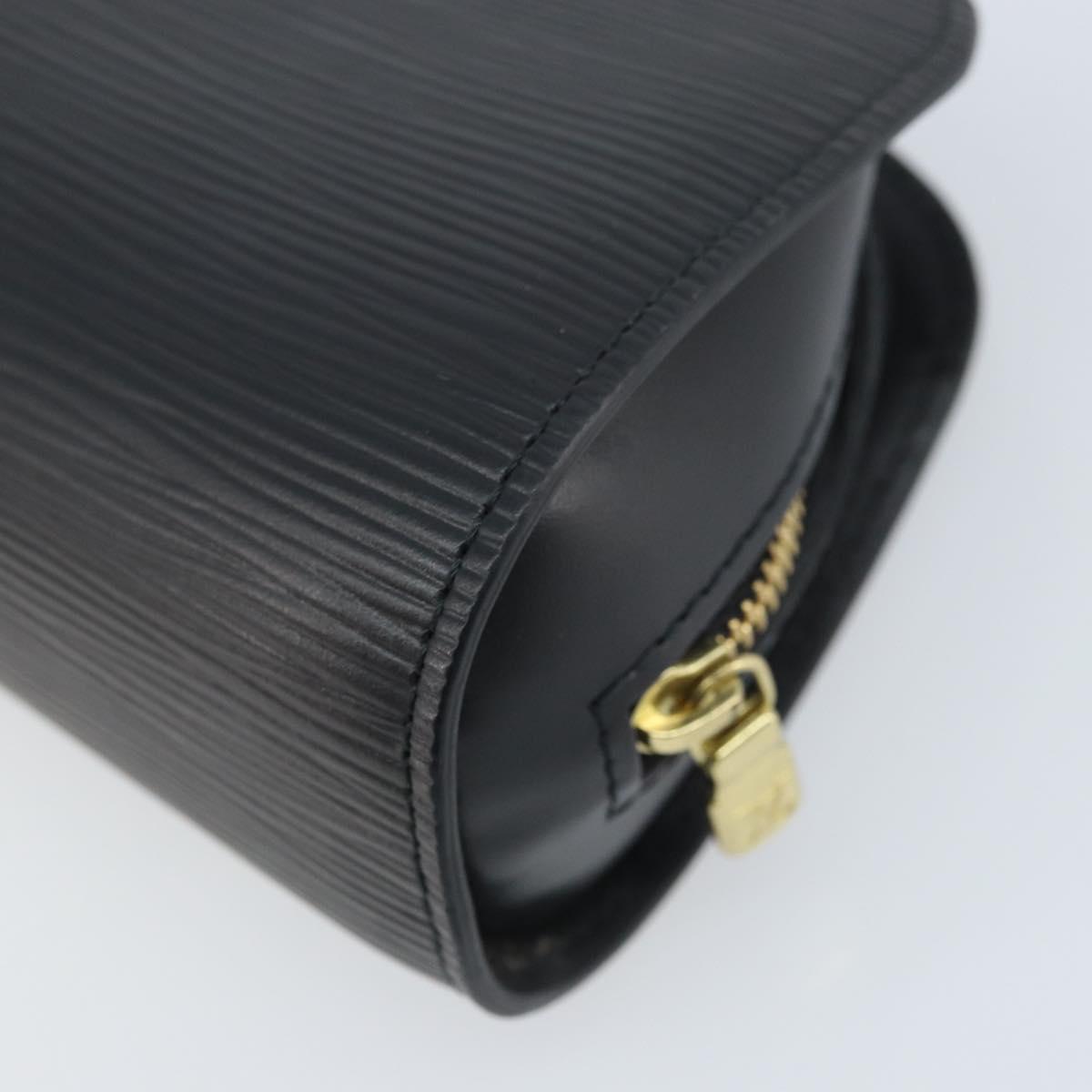 LOUIS VUITTON Epi Dauphine PM Pouch Black M48442 LV Auth YKZ246