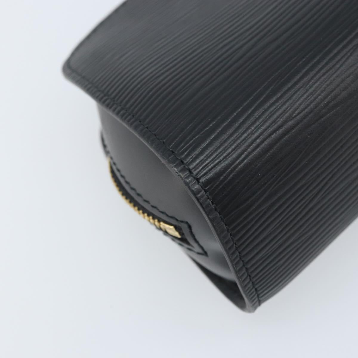 LOUIS VUITTON Epi Dauphine PM Pouch Black M48442 LV Auth YKZ246