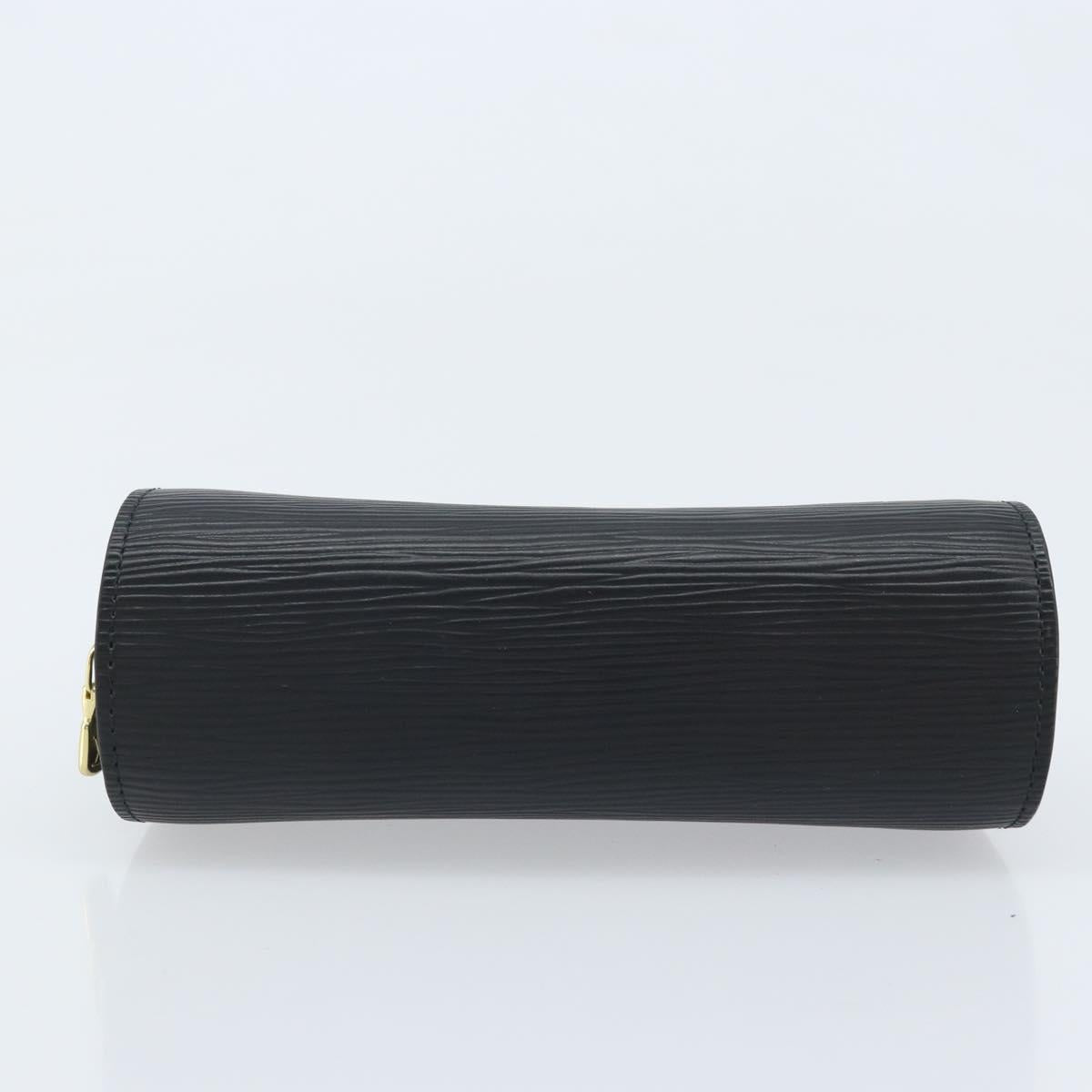 LOUIS VUITTON Epi Dauphine PM Pouch Black M48442 LV Auth YKZ246
