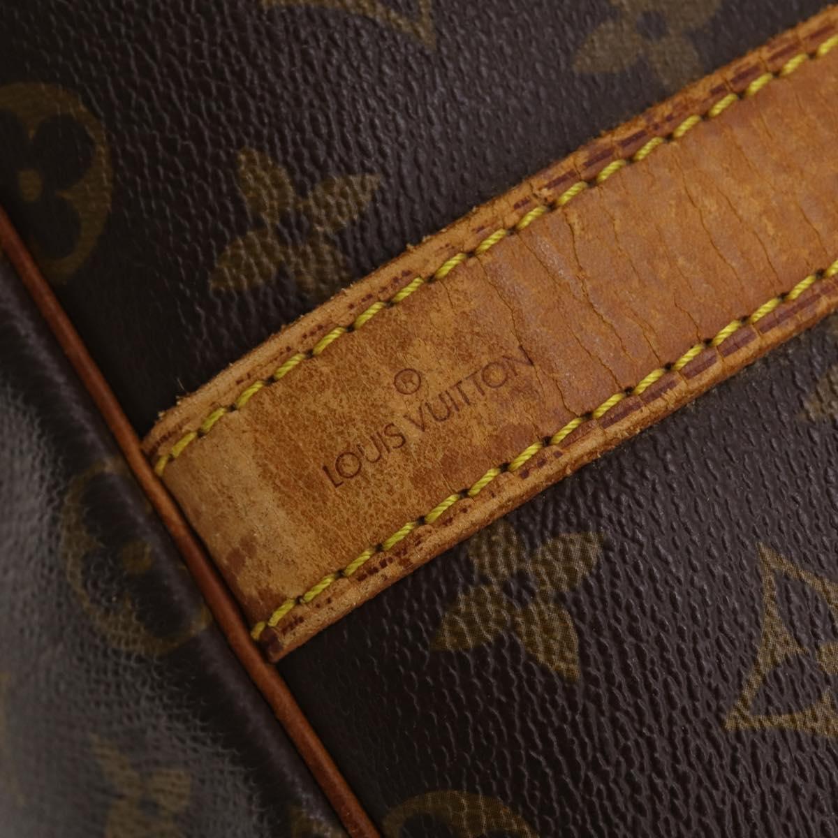 LOUIS VUITTON Monogram Keepall Bandouliere 55 Boston Bag M41414 LV Auth YKZ250
