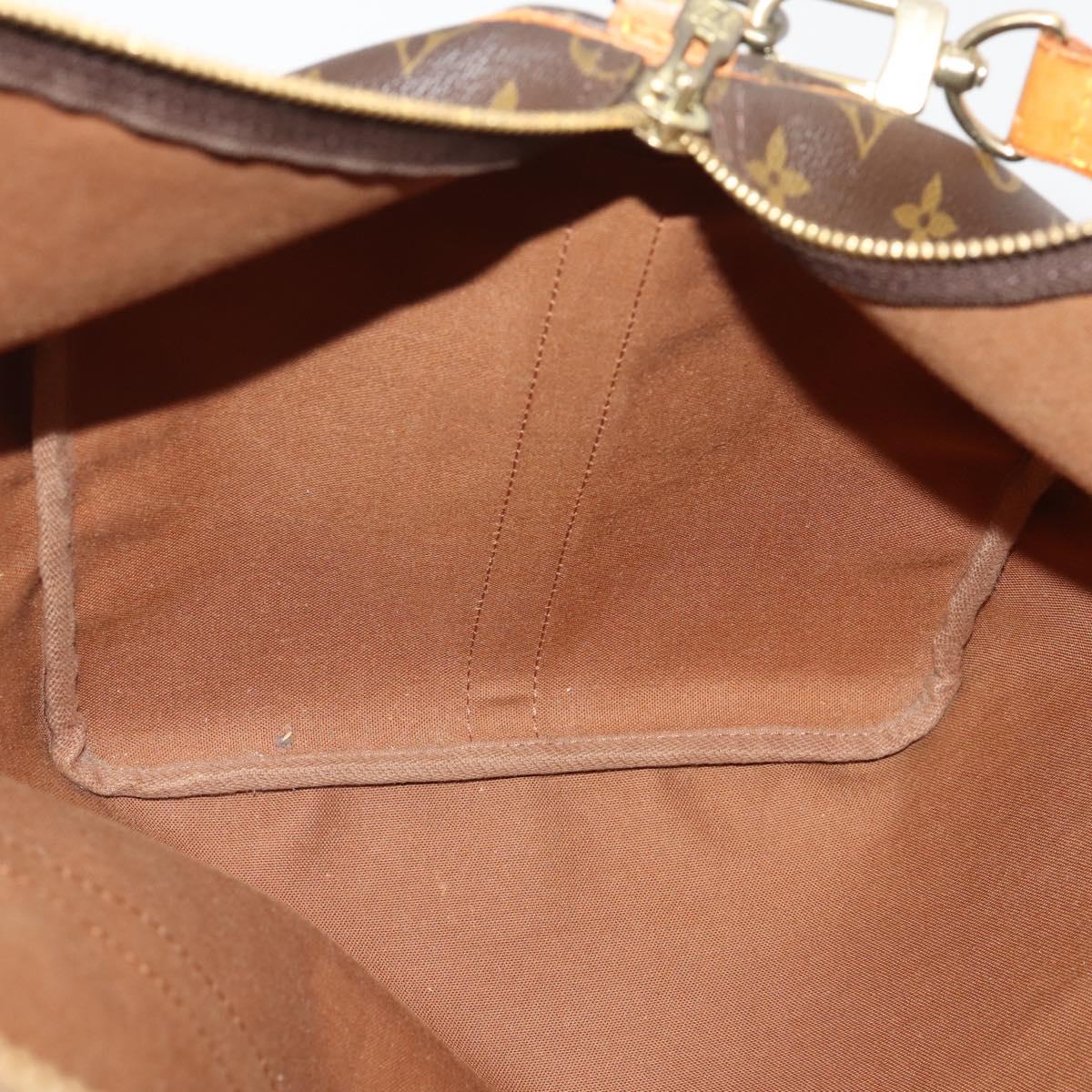 LOUIS VUITTON Monogram Keepall Bandouliere 55 Boston Bag M41414 LV Auth YKZ250