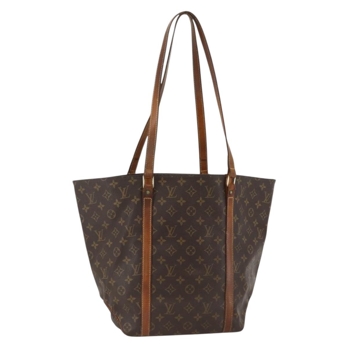 LOUIS VUITTON Monogram Sac Shopping Tote Bag M51108 LV Auth YKZ251