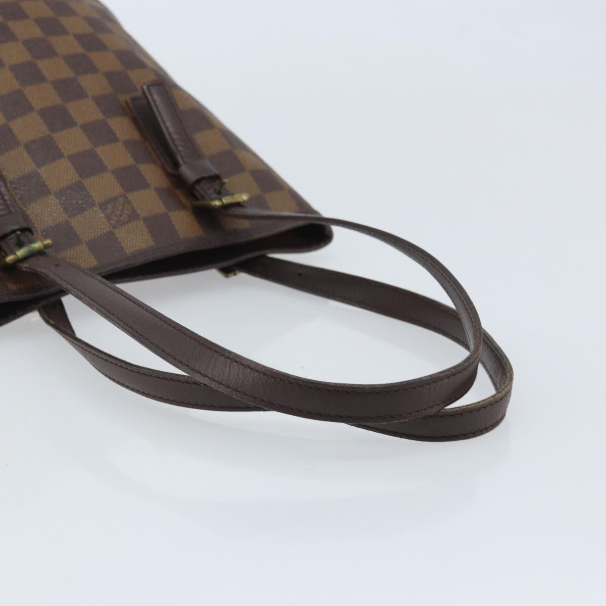 LOUIS VUITTON Damier Ebene Marais Shoulder Bag N42240 LV Auth YKZ255