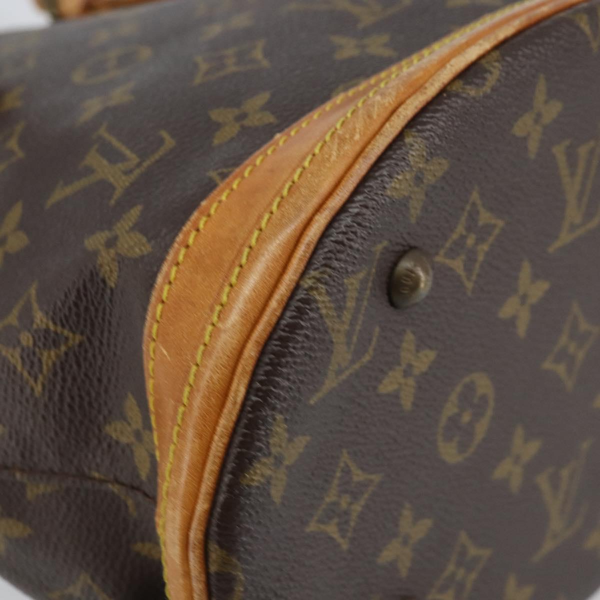 LOUIS VUITTON Monogram Bucket PM Shoulder Bag M42238 LV Auth YKZ267
