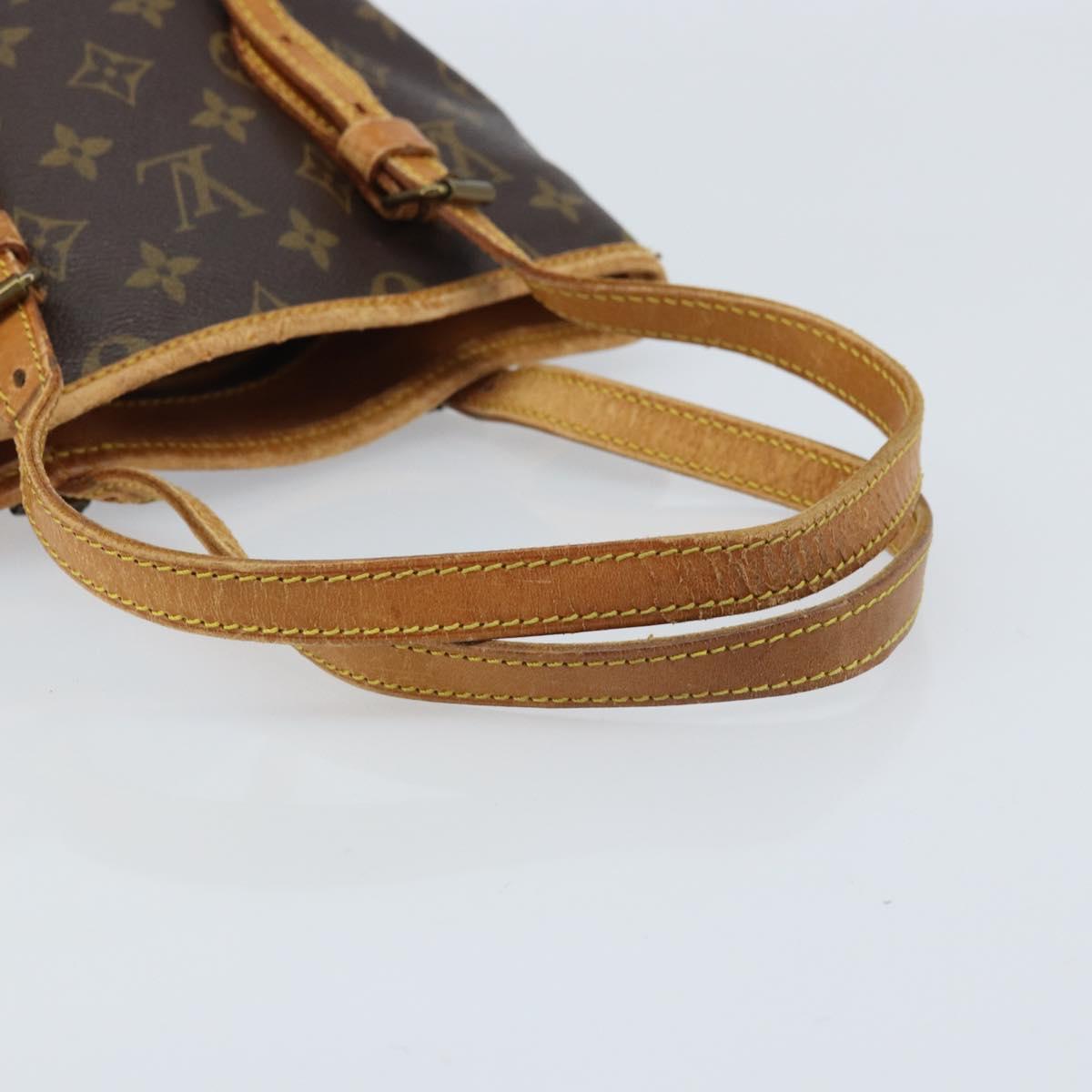 LOUIS VUITTON Monogram Bucket PM Shoulder Bag M42238 LV Auth YKZ267
