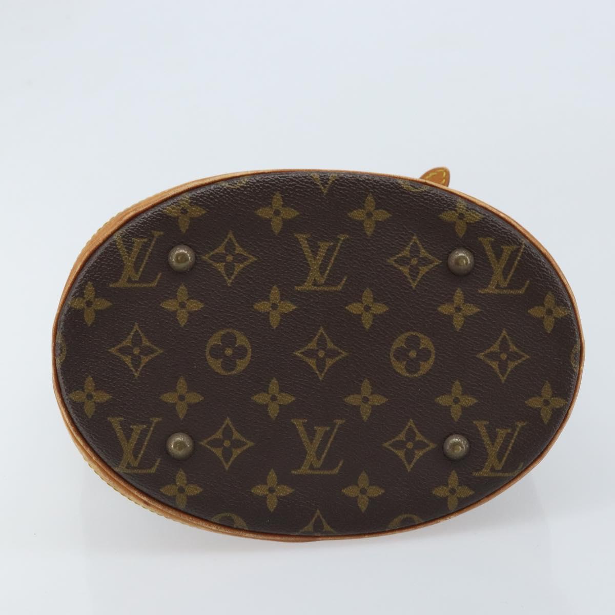 LOUIS VUITTON Monogram Bucket PM Shoulder Bag M42238 LV Auth YKZ267