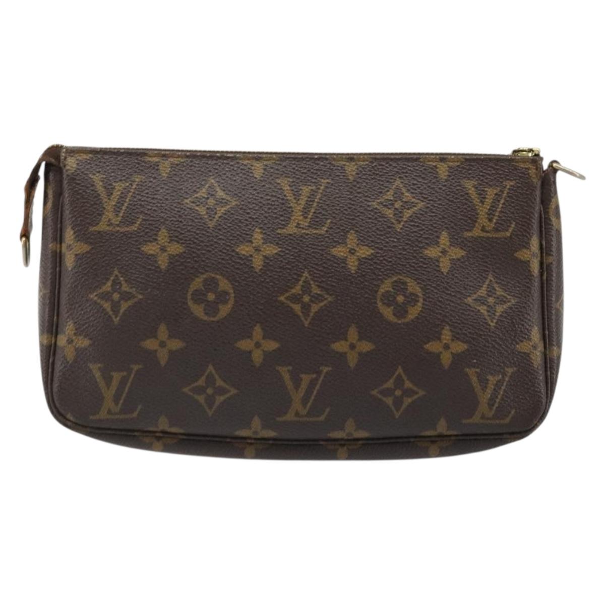 LOUIS VUITTON Monogram Pochette Accessoires Pouch M51980 LV Auth YKZ273