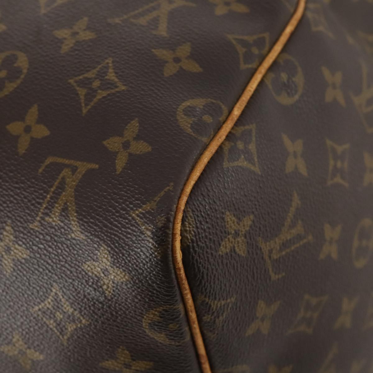 LOUIS VUITTON Monogram Keepall 55 Boston Bag M41424 LV Auth YKZ276