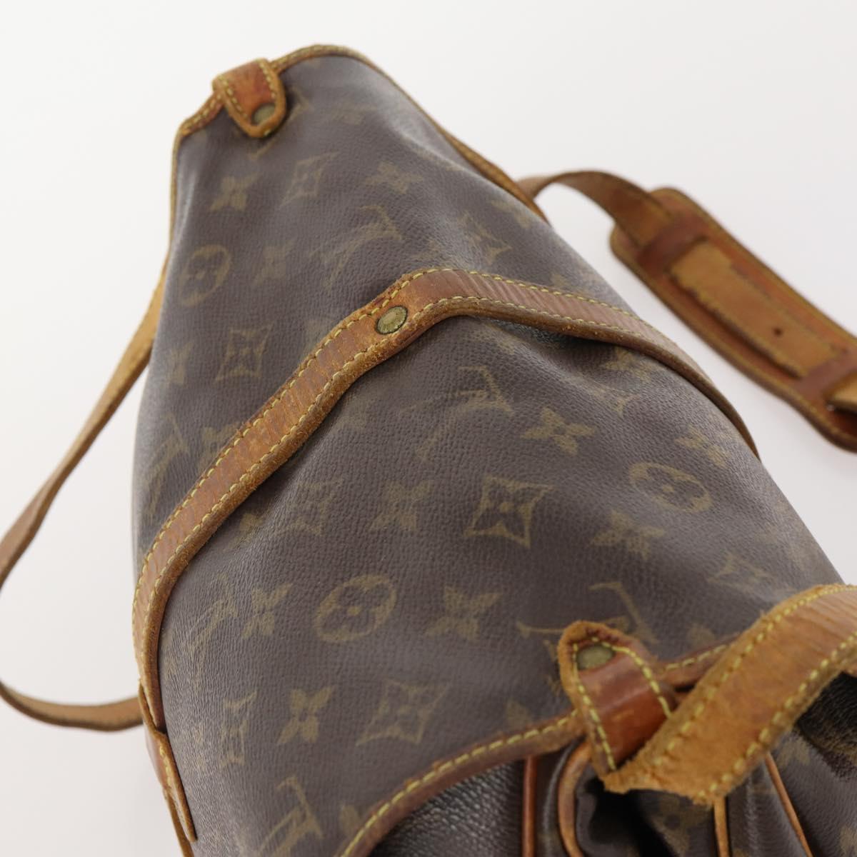 LOUIS VUITTON Monogram Saumur 30 Shoulder Bag M42256 LV Auth YKZ280