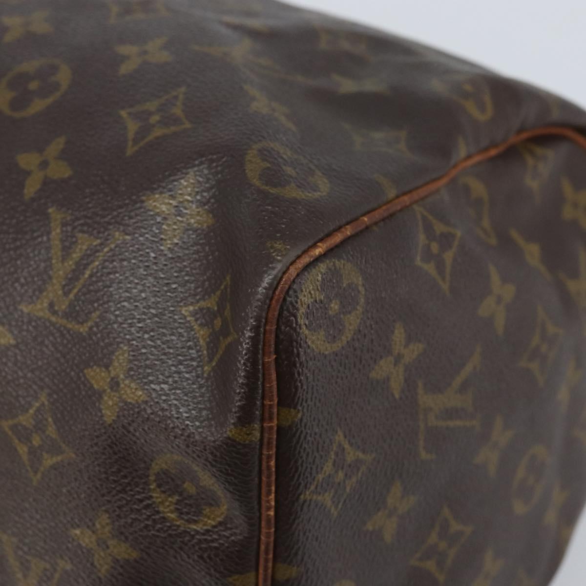 LOUIS VUITTON Monogram Speedy 35 Hand Bag M41524 LV Auth YKZ282