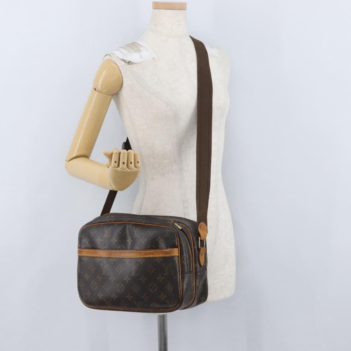 LOUIS VUITTON Monogram Reporter PM Shoulder Bag M45254 LV Auth YKZ284