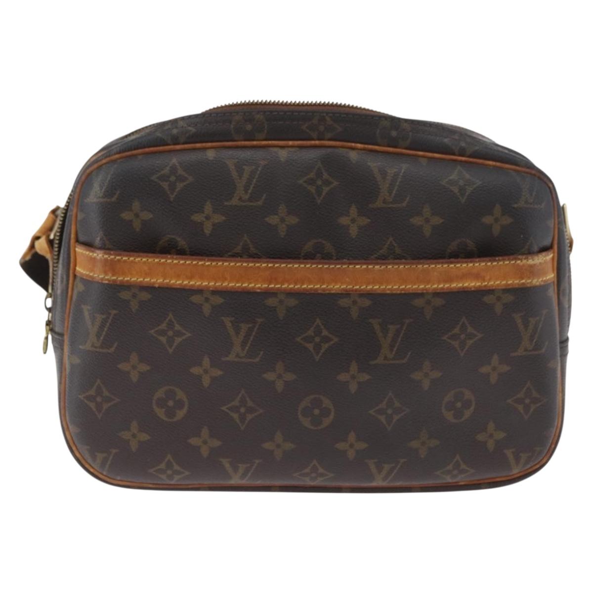 LOUIS VUITTON Monogram Reporter PM Shoulder Bag M45254 LV Auth YKZ284