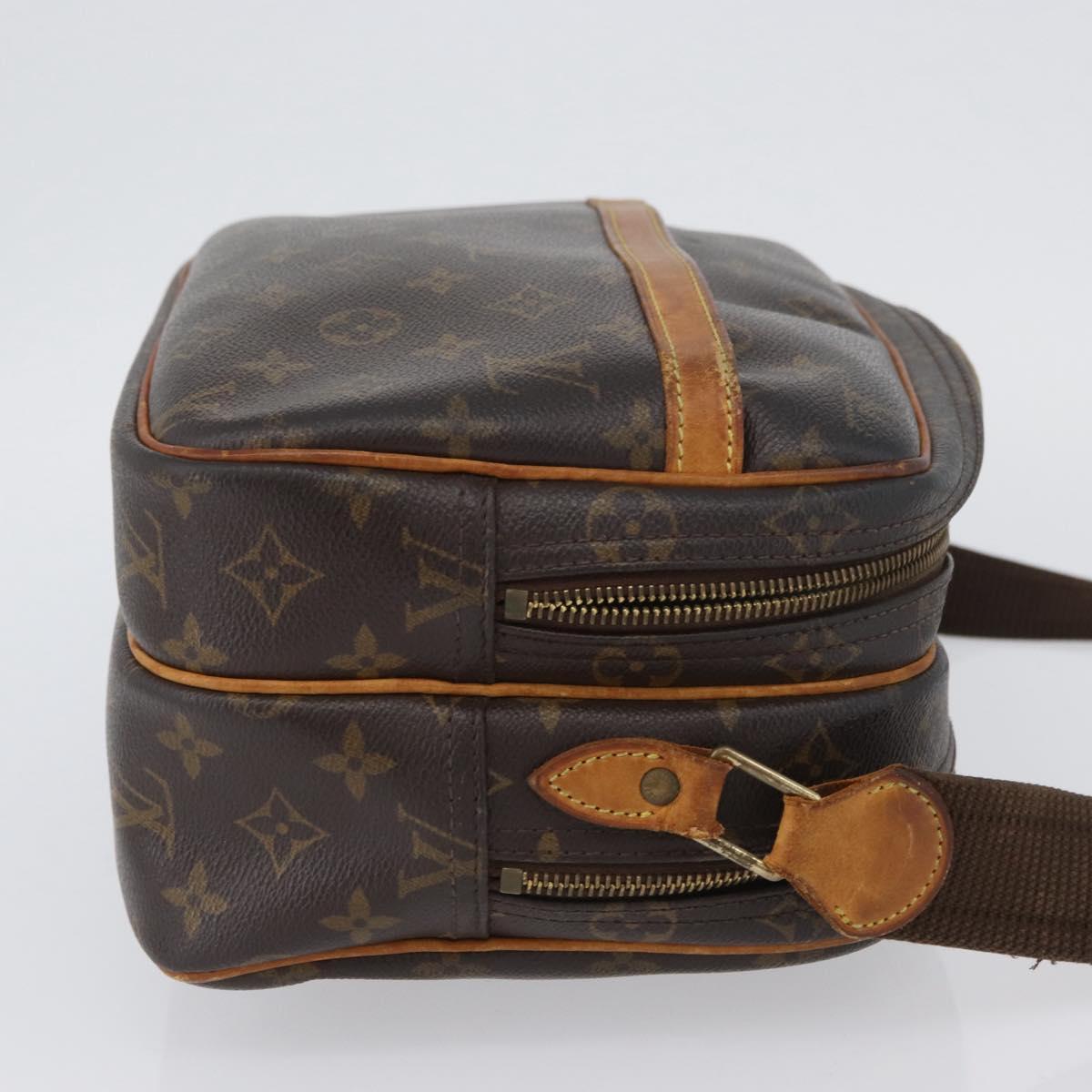 LOUIS VUITTON Monogram Reporter PM Shoulder Bag M45254 LV Auth YKZ284